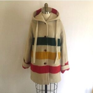 WOOLDRICH M Hudson Bay style vintage winter hooded coat